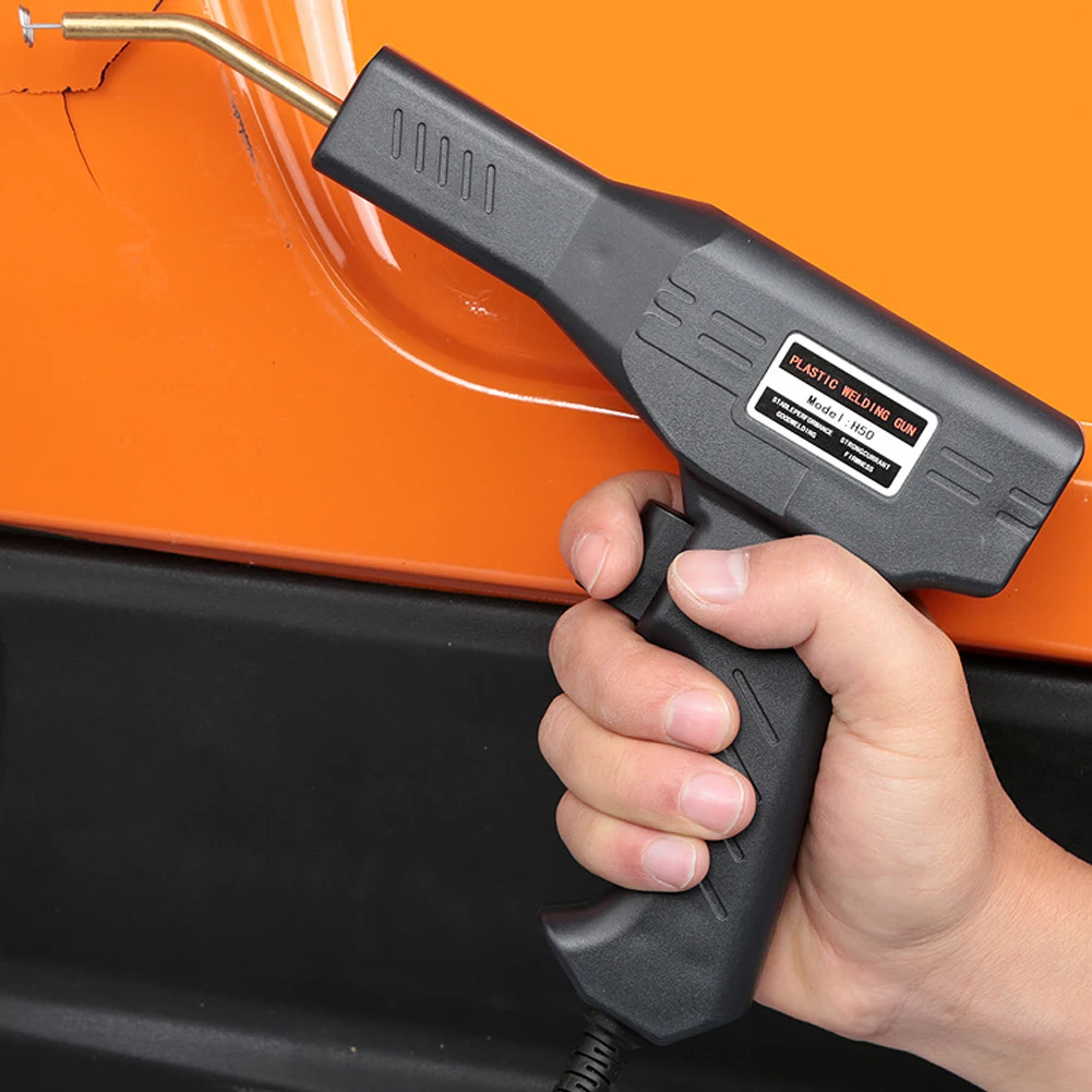 

Hot Staple Gun Soldering Iron Car Bumper Repair Welding Gun 50W Bumper Repair Car Tools Kit Car Bumper Crack Repair Tools