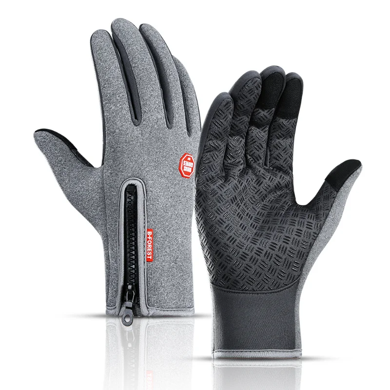 Unisex Touchscreen Winter Thermal Warm Full Finger Skiing Gloves Cycling Bicycle Bike Outdoor Camping Hiking Motorcycle Glove