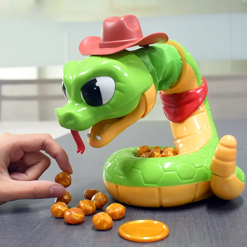 

Electric Scary Rattlesnake Tricky Toy Fun Multiplayer Party Game Classic Interactive Games Biting Hand Funny Decompression Toys