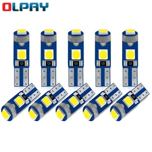 10 шт., светодиодные лампы T5 W3W W1.2W 12V