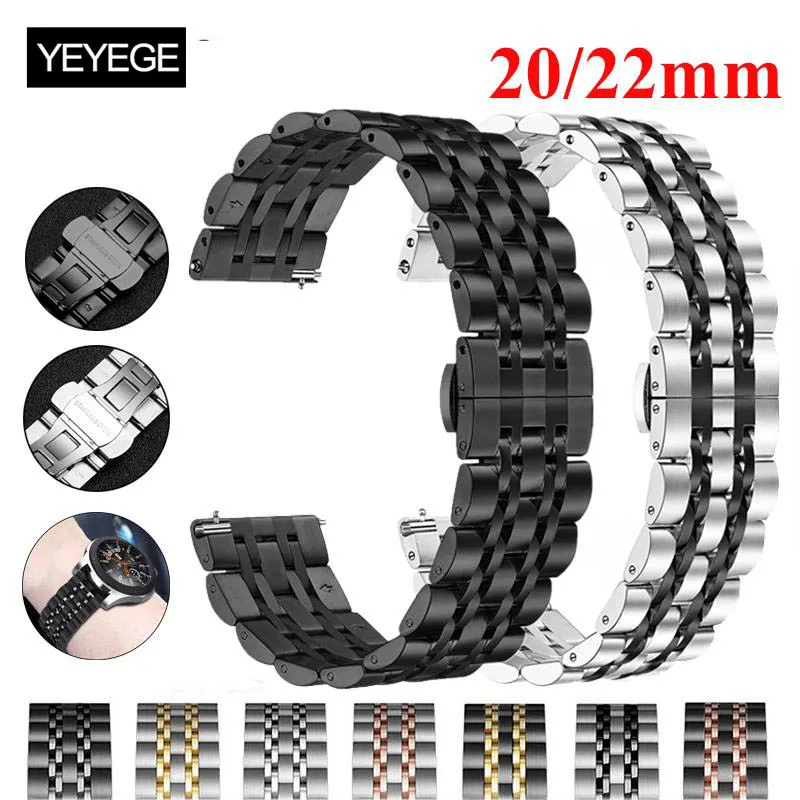 

Ремешок для часов Amazfit Bip 3 GTS 2 2e 3 GTS2 Mini GTR 2, 3Pro, 42, 47 мм, 22 мм, 20 мм, для Samsung Watch 4