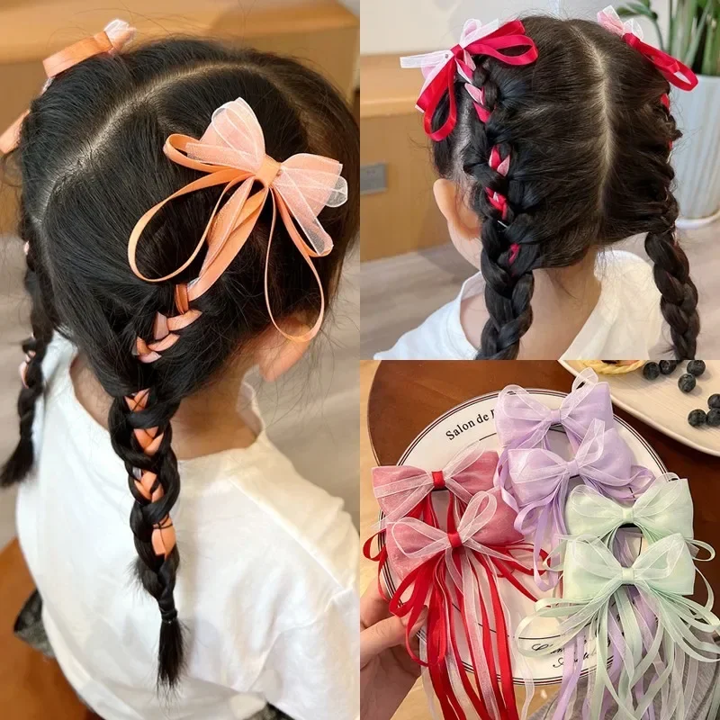 Милые корейские женские резинки для волос в стиле принцессы 2 шт. милые