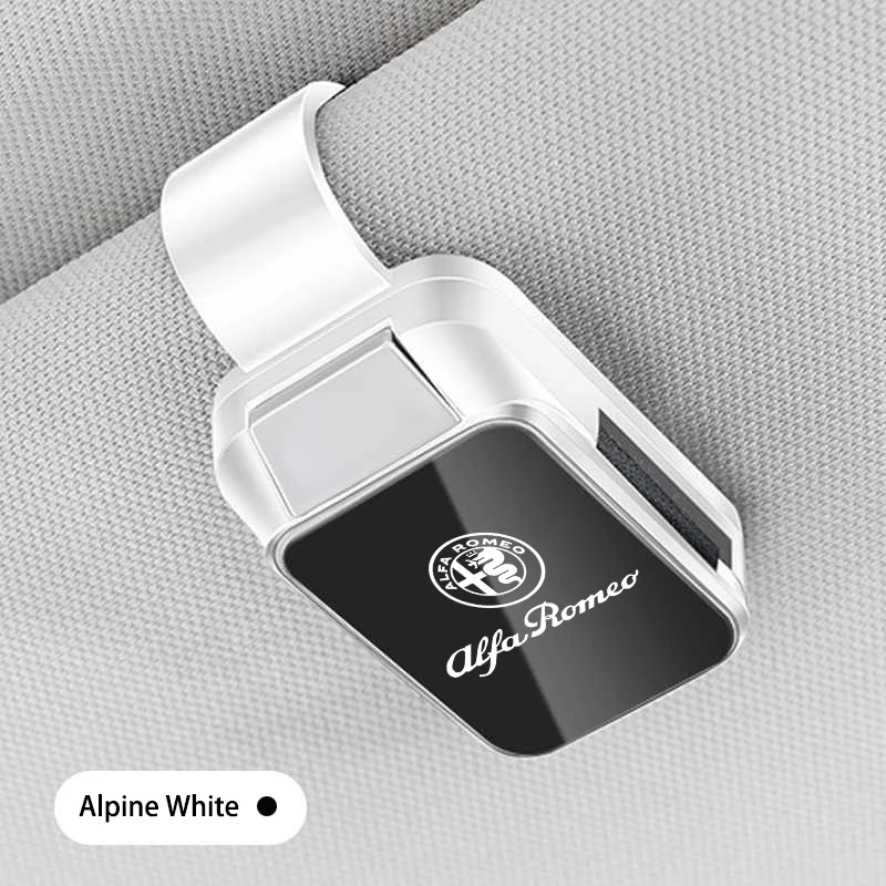 

Car Interior Sun Visor Eyeglasses Holder Sunglasses Clip For Alfa Romeo 159 156 147 Mito Giulia Giulietta Tonale Stelvio