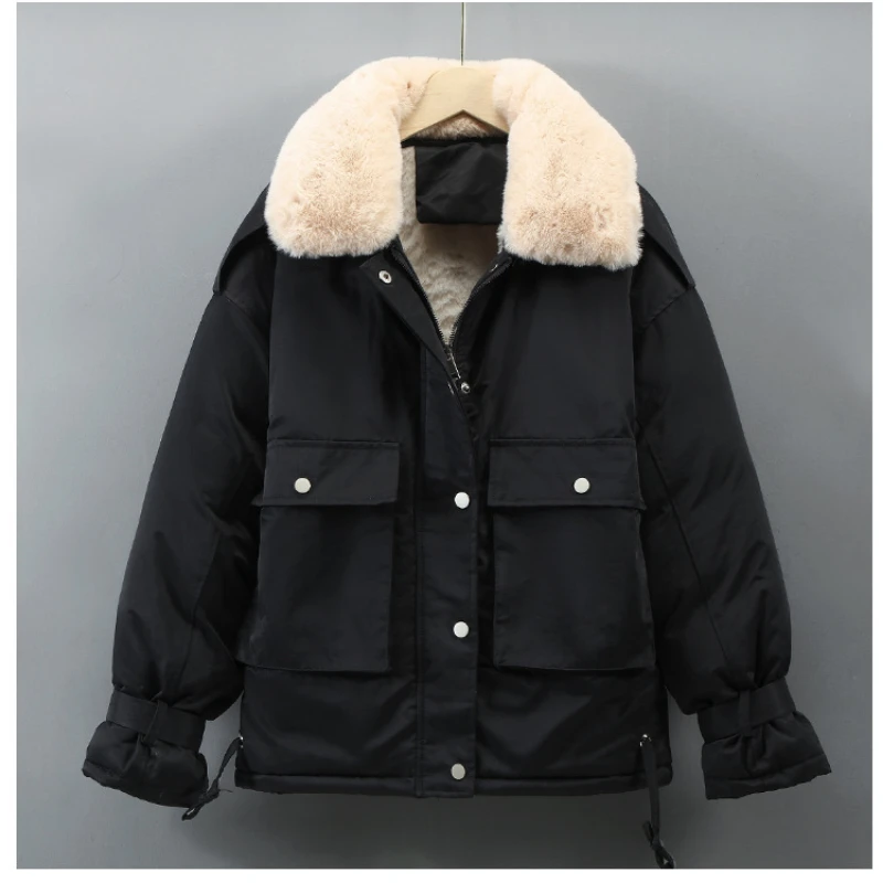 New Winter Women's Cold Coat Parkas Super Hot Coats Harajuku Jackets Loose Fashion Cheap Wholesale Women's Clothing