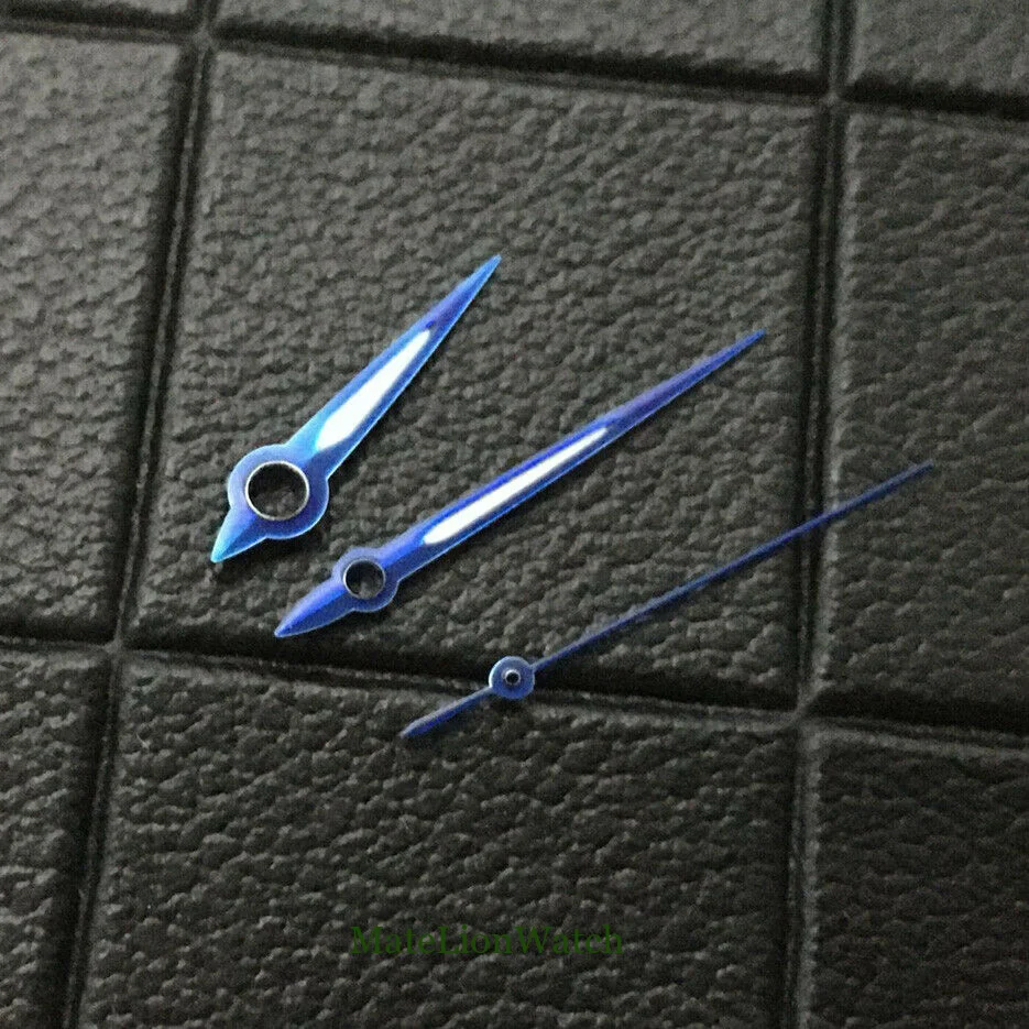 Модель NH35 NH36 Новое поступление синие стрелки часов для механизма 7s26 4r35 7009 зеленый