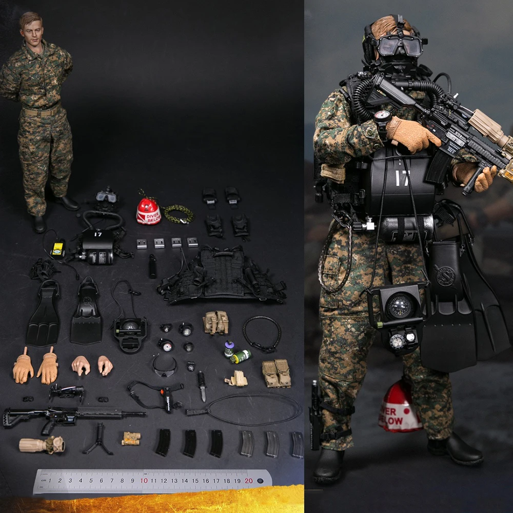 

In Stock DAMTOYS 78055 1/6 Male Soldier USMC Marine Corps Full Set 12'' Action Figure Model Toy For Fans Collection Toy