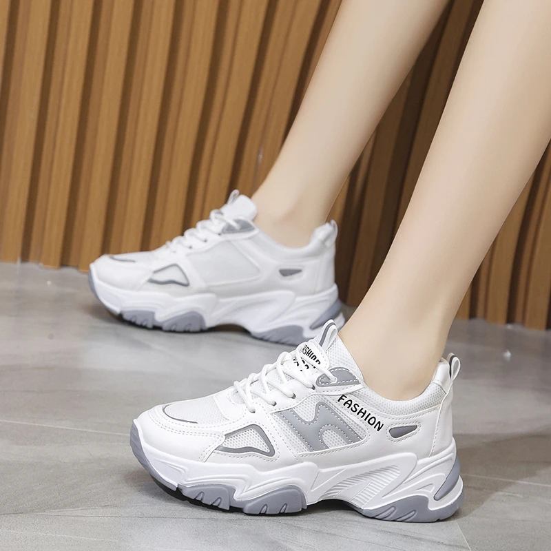 

Women's shoes new all-match breathable Korean casual thick-soled sports women's shoes Women's sports shoes