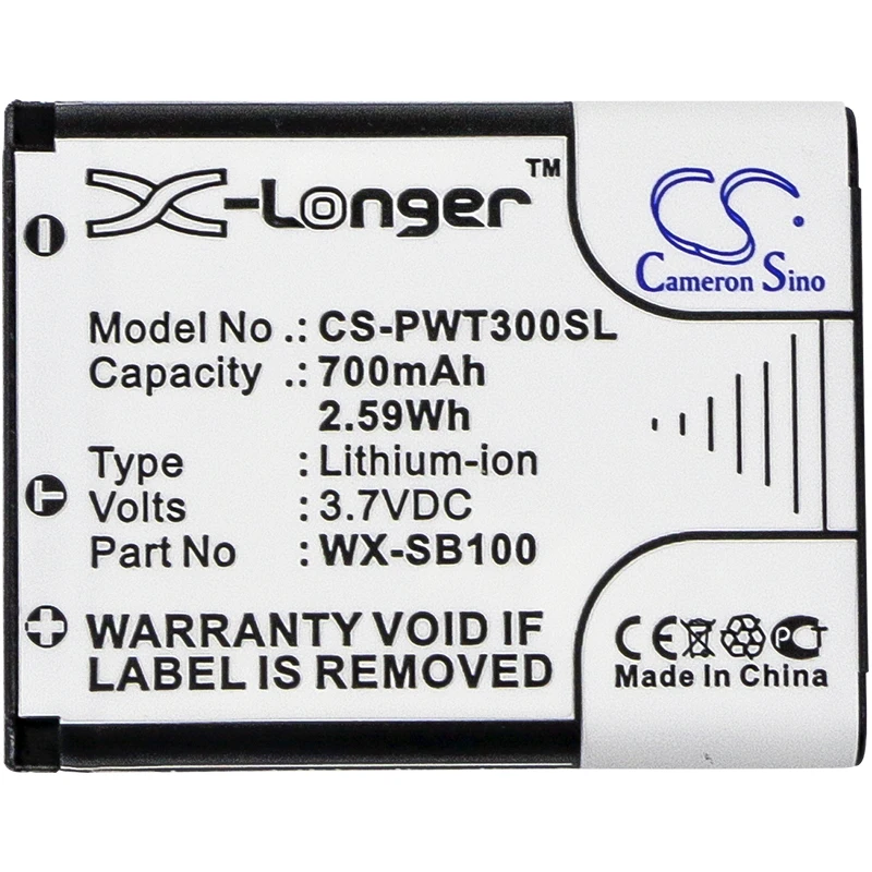 

Cameron Sino 700mAh Battery For Panasonic Attune II HD3 WX-CH455 WX-ST100 WX-ST300 WX-SB100