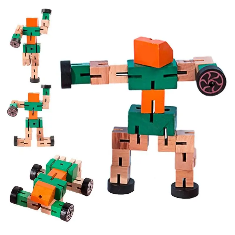 

Трансформирующие игрушки, автомобиль, робот, Дошкольный подсчет, игра, обучающий подарок, трансфигурки, игрушка для путешествий, деревянный автомобиль, робот-головоломка