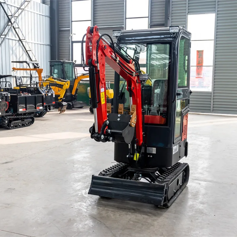 Заказчик из России мини-экскаватор Polun-yurij YG10 трехмерный гидравлический