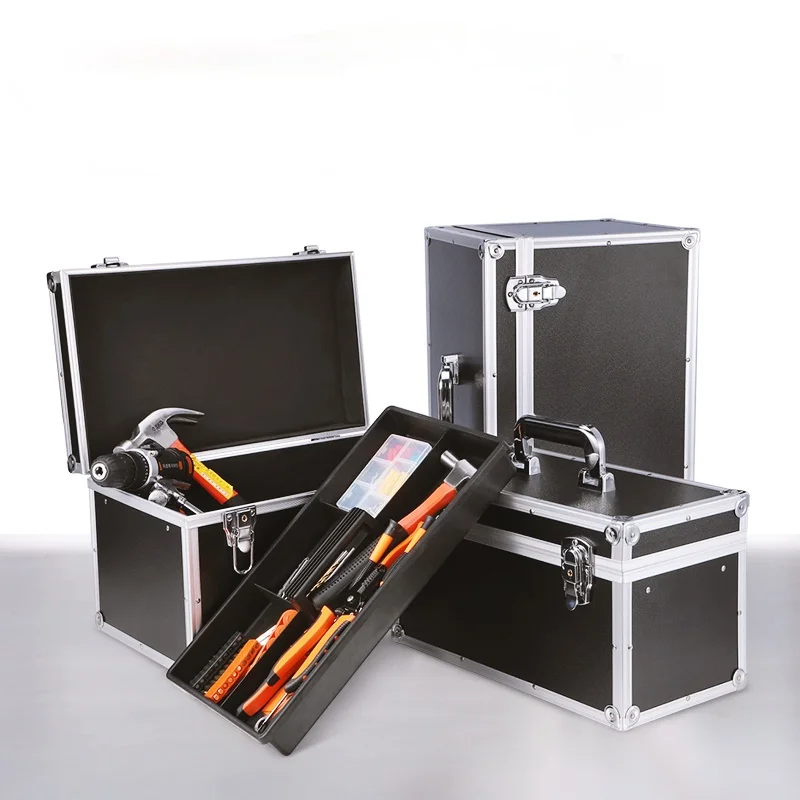 Multifunction Aluminium Tool Case Instrument Impact Resistant Briefcase Tools Box Professional Porta Attrezzi Home Repair
