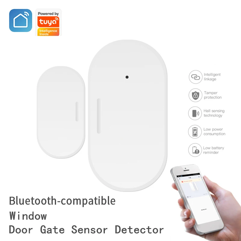 

Смарт-датчик двери Tuya с голосовым управлением и поддержкой Bluetooth