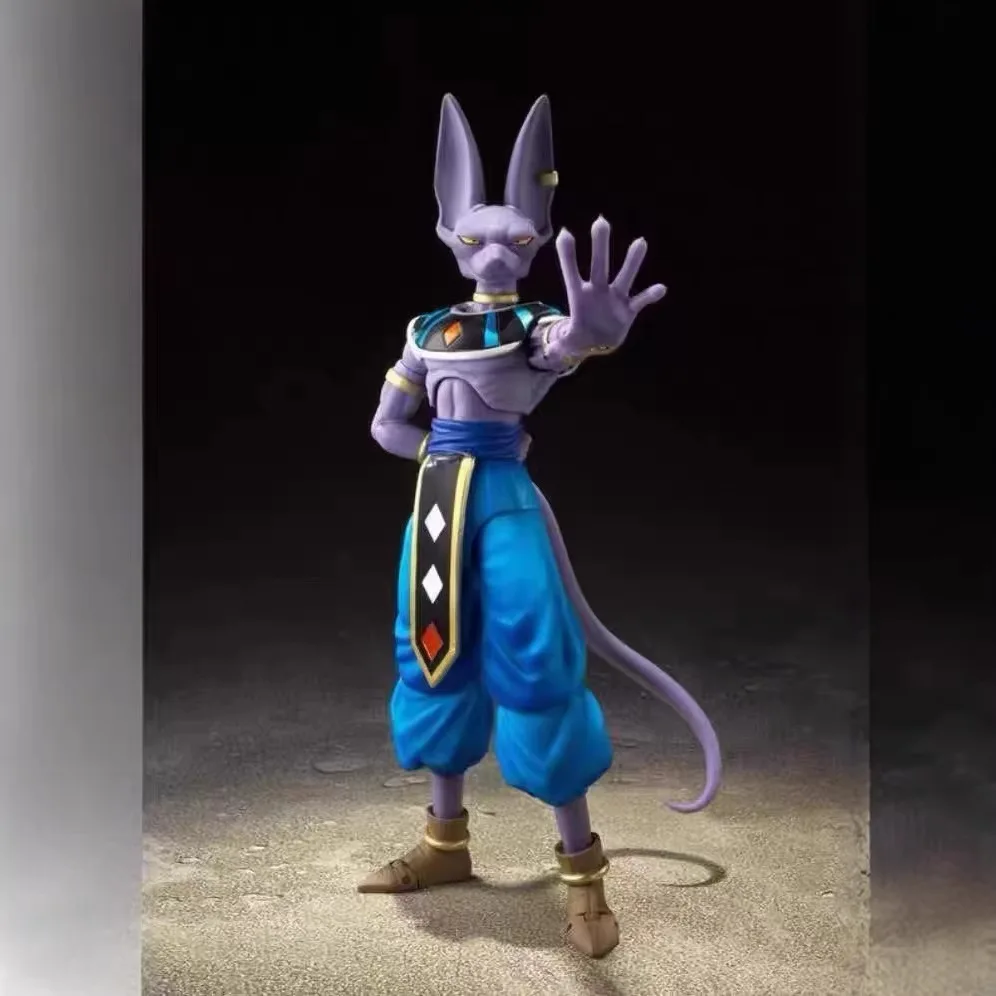 Фото 14 см Аниме-фигурка Shf Dragon Ball Z Бирус, Супер Бог Разрушения, фигурки из ПВХ, коллекционная модель, игрушка, подарок №1