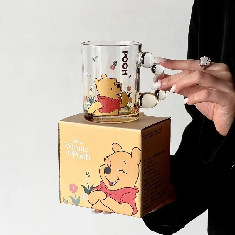 Чашка Винни-Пух Disney универсальный мультяшный подарок для детей и дома стеклянные