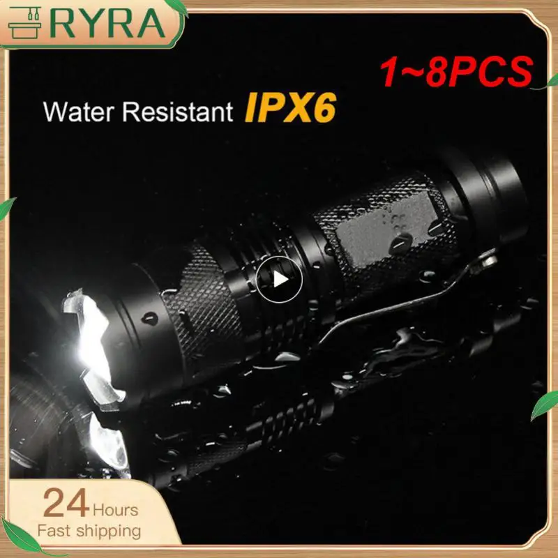 

1 ~ 8 шт. ультрафиолетовый фонарик 365/Нм Портативный ультрафиолетовый водонепроницаемый зуммируемый детектор скорпиона УФ