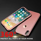 Противоударный чехол с полным покрытием 360 градусов для iPhone 13 12 11 Pro XR XS Max SE 2020 7 6S 8 Plus