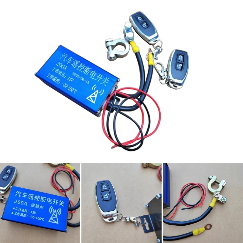 

Battery Relays 12V Remote Control Battery Disconnect Isolator Drop Shipping