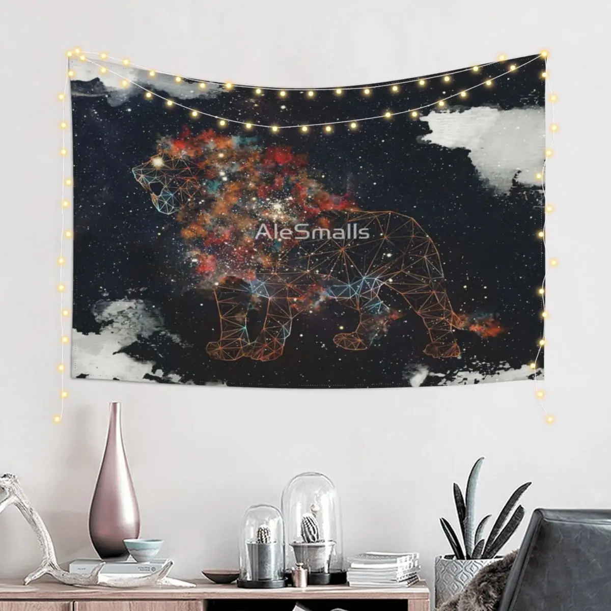 

Декоративный Настенный Гобелен небесного Королевского стиля, винтажный гобелен для гостиной, идеальный подарок, мягкая искусственная кожа, настраиваемый