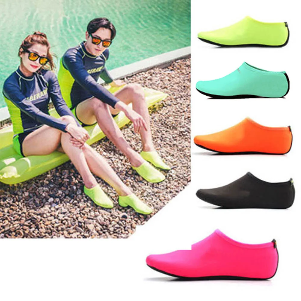 

Summer Beach Men Women Water Surf Shoes Non-Slip Yoga Exercise Pool Beach Dance Swim Slip Diving Socks Flat Shoe Sneaker