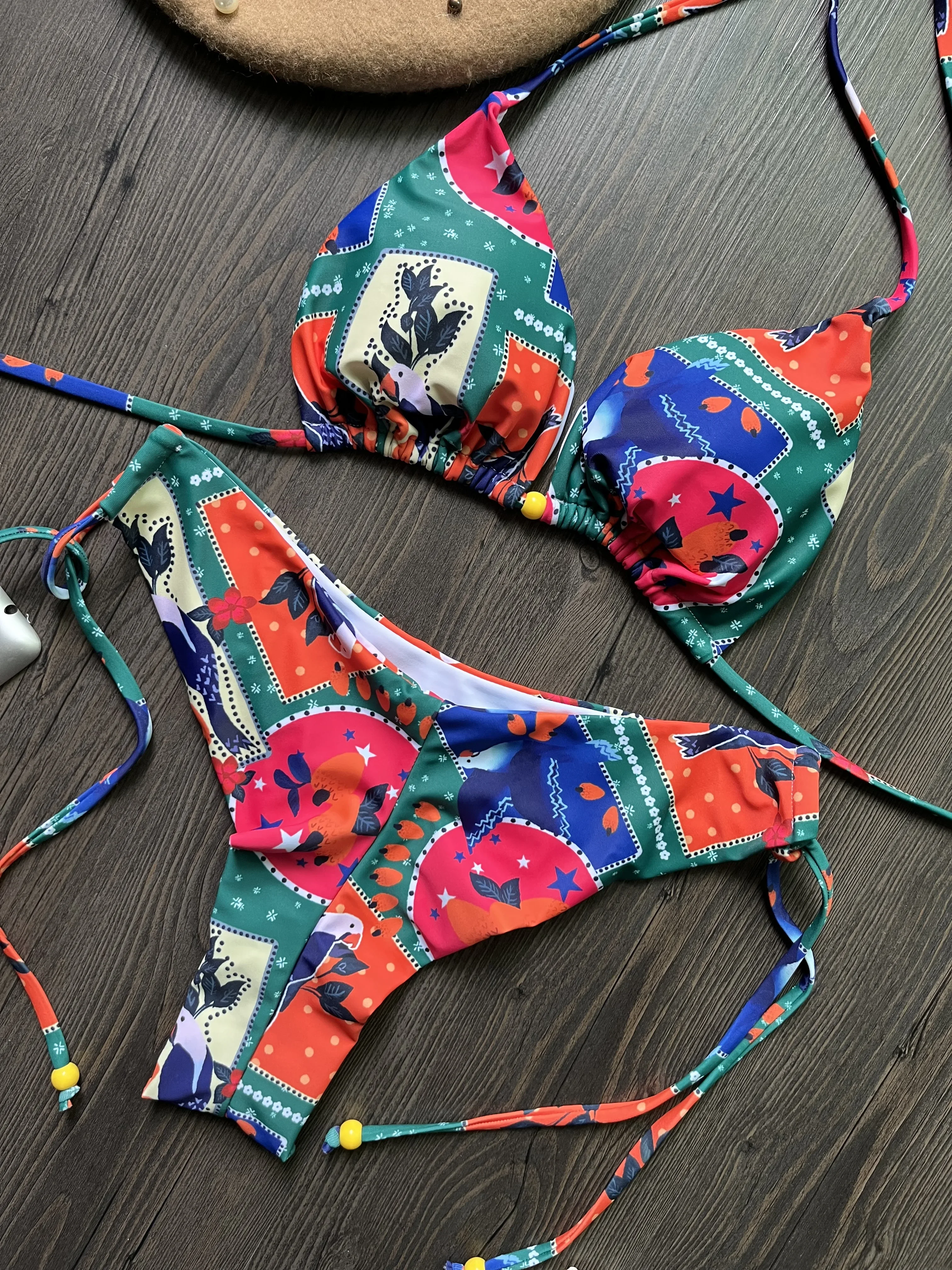 Бразильский женский купальник сексуальный комплект бикини купальный костюм с