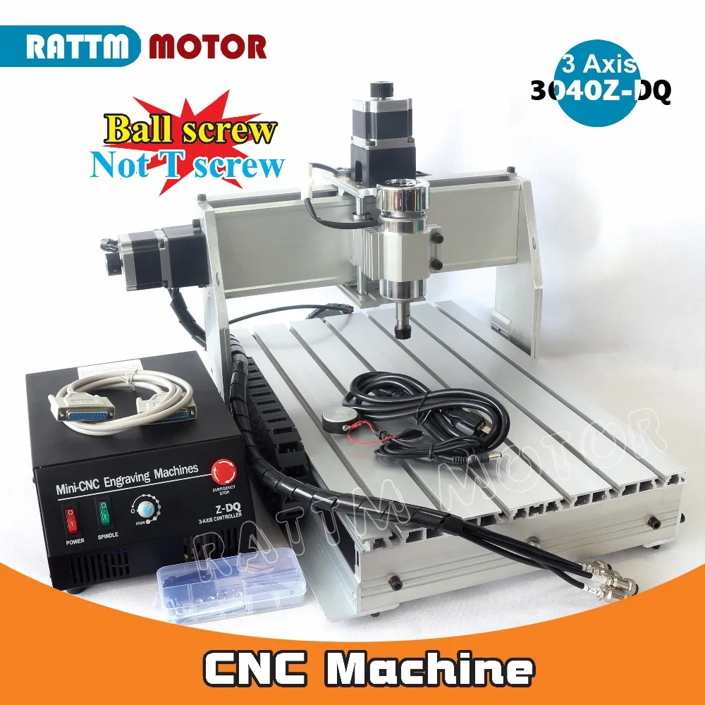 

【EU Free Ship】3 Axis 3040 Z-DQ CNC 500W Spindle CNC ROUTER ENGRAVER ENGRAVING Milling Cutting DRILLING Machine Ballscrew 220V