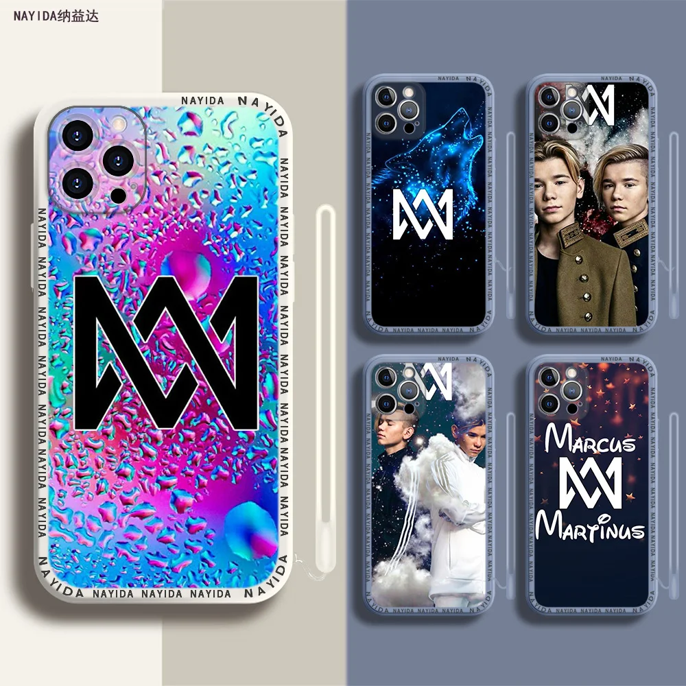 

Phone Case For iPhone 14 13 11 12 Mini Pro Max XS XR X Soft Silicone TPU Cover Marcus Martinus