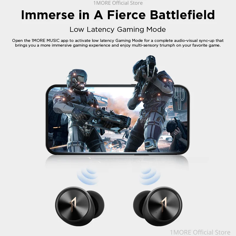 [World Premiere] 1MORE PistonBuds Pro Triple ANC Bluetooth 5.2 Wireless Earbuds 4 Microphone DNN Metal Diaphragm 30 Hour Battery