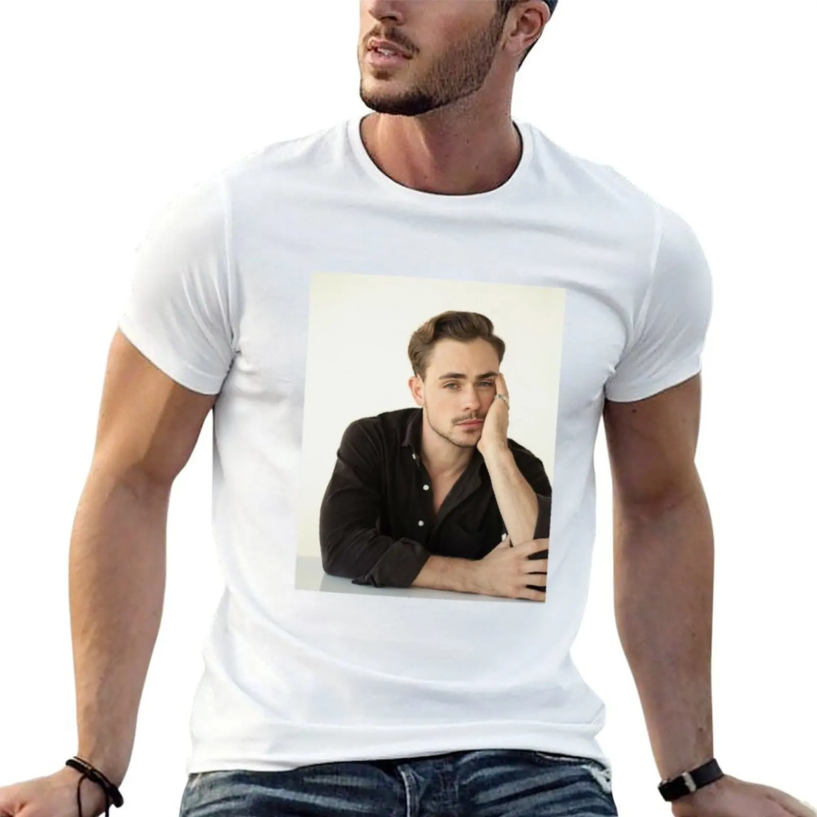 Фото Футболка Dacre Montgomery, удобная рабочая футболка для мужчин №1
