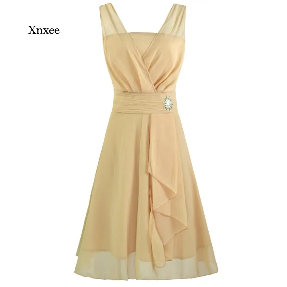 Женское бальное платье без рукавов с высокой талией и V-образным вырезом |