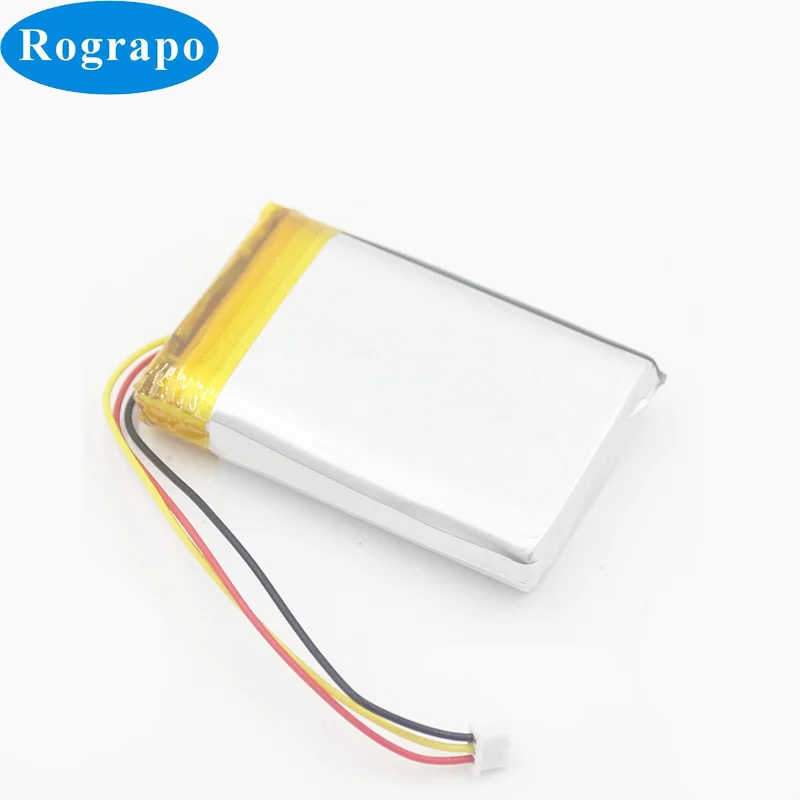 

Новинка 802540 852540 3,7 V 1000mAh Аккумулятор MP4 MP3 гарнитура 3-проводной разъем + Бесплатные инструменты