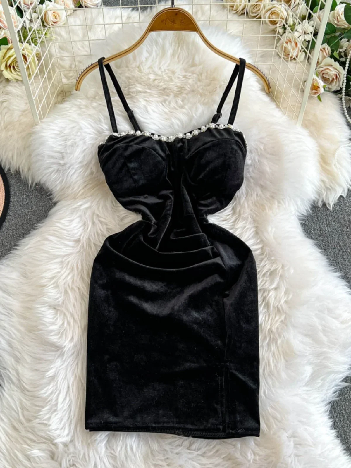 Foamlina сексуальное платье для ночного клуба с разрезом и бриллиантами женщин