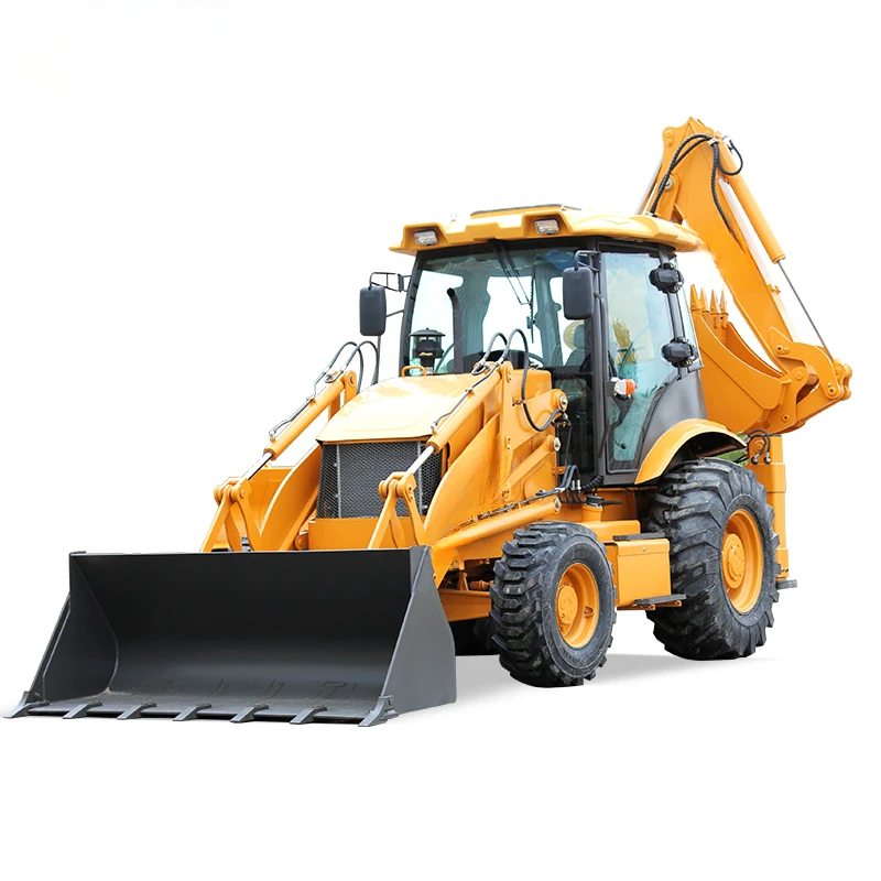 Горячий Китай 4-колесный привод Новый экскаватор и погрузчик 3-тонный 5-тонный