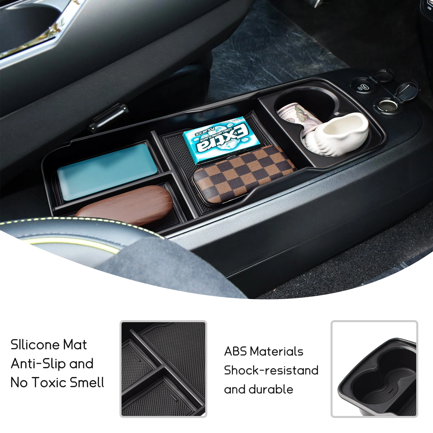 Органайзер центральной консоли для KIA EV6 2022 2023 2024 подлокотник контейнер хранения