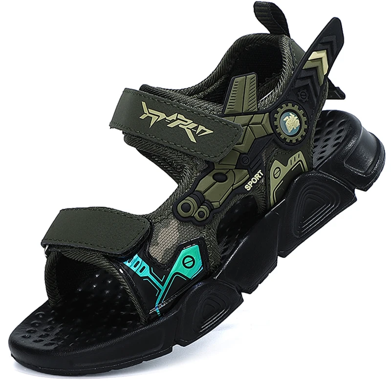 Детские камуфляжные сандалии пляжная обувь для мальчиков дизайнерские