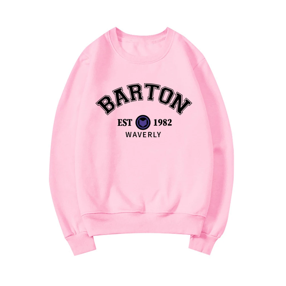 Свитшот Barton 1982 с круглым вырезом свитер модная новинка свитшот супергероями