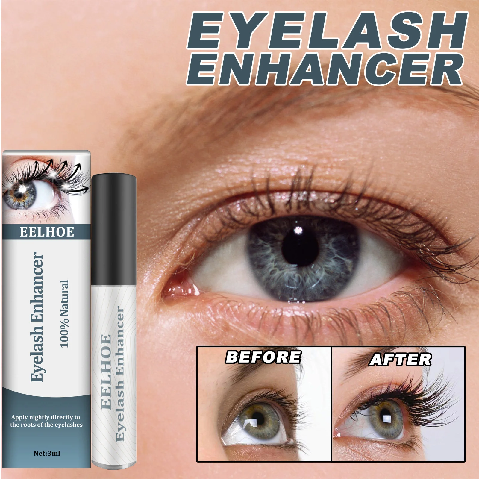 

Eyelash Growth Serum Eyelashes Fast Growing Enhancer Longer Thicker Eyebrows Lift Lengthening Essence Eye Care Nourish Products