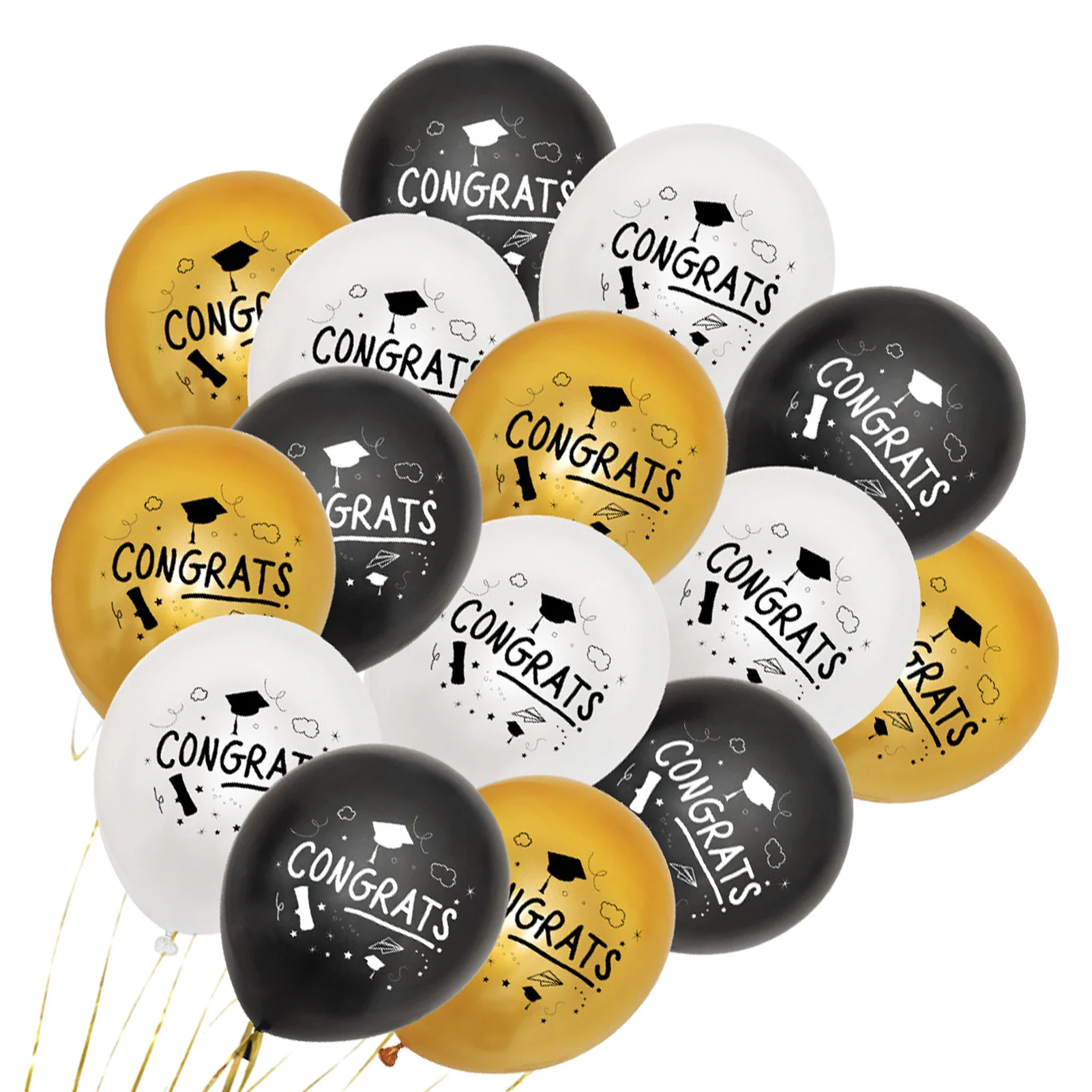 

60 шт., набор для поздравления с воздушными шарами, 12 дюймов