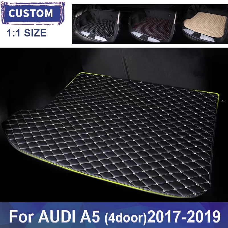 

Коврики для багажника автомобиля на заказ для AUDI A5 4 двери 2017-2019, коврик с подкладкой для груза, аксессуары для интерьера, крышка