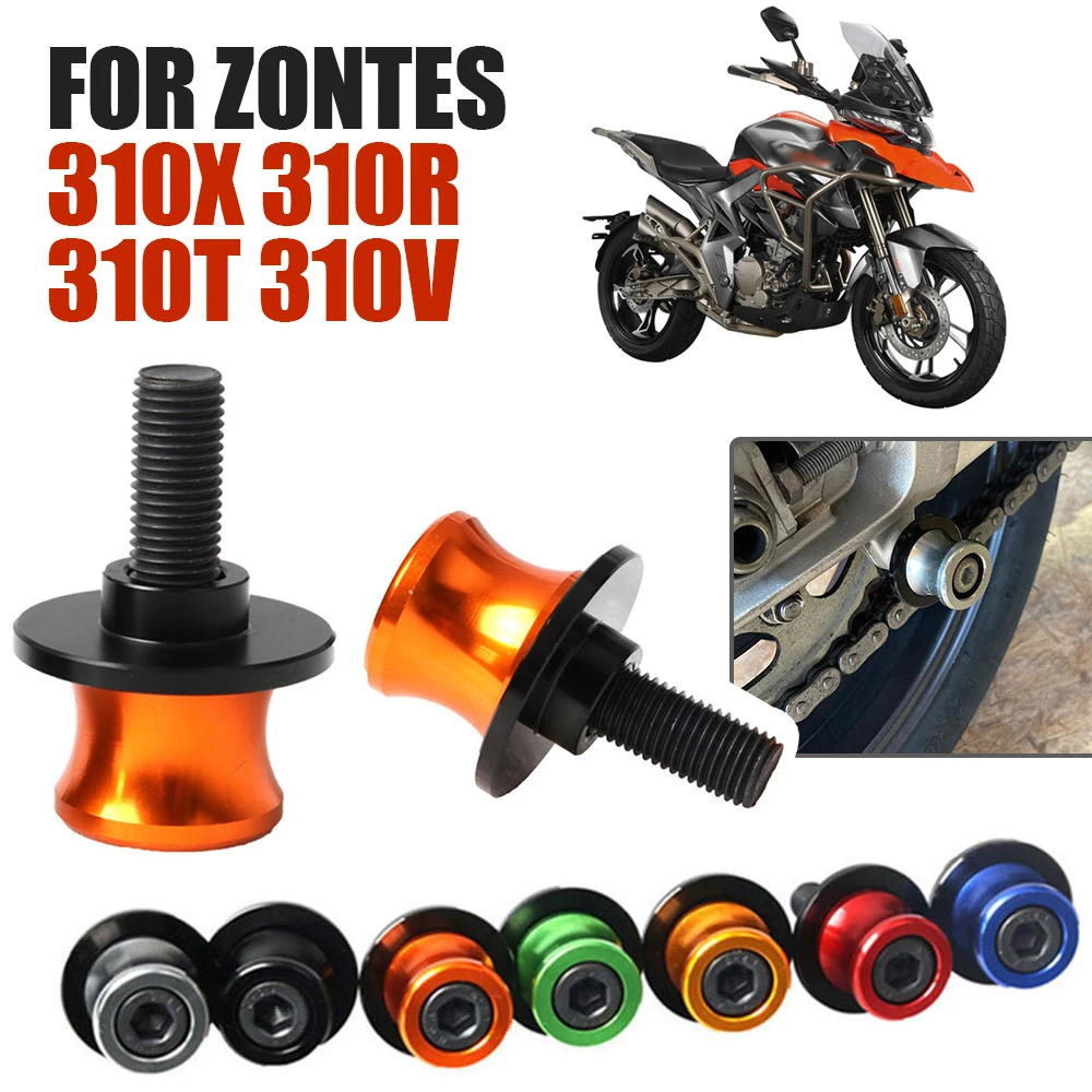 

Motorcycle Swingarm Spools Rear Stand Screw Slider For Zontes 310X 310R 310T 310V ZT310 ZT 310 X R V T 310 ZT310X Accessories