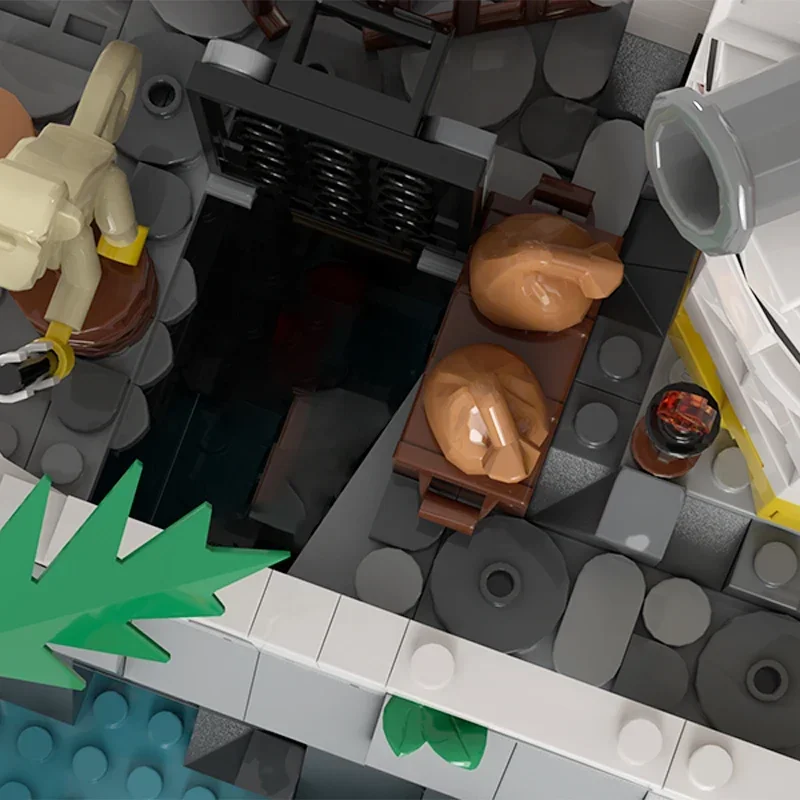 Moc строительные кирпичи модель замка Eldorado корабль венок фортец технология