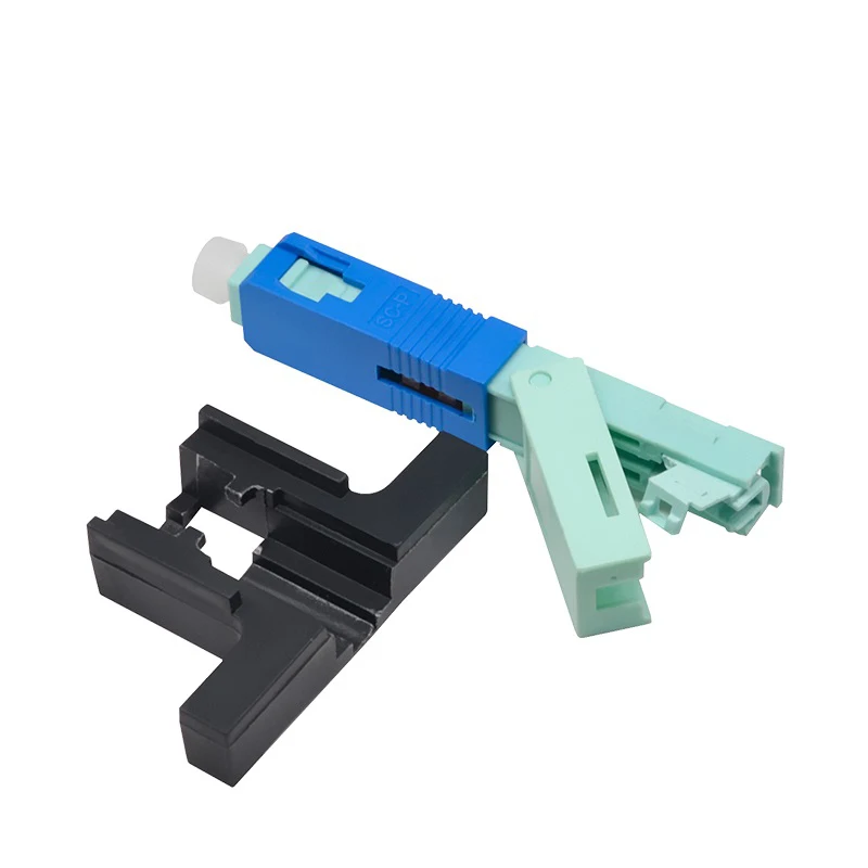 100/200pcs High Quality 53MM SC APC/SC UPC Single-Mode Optical Connector FTTH Tool Cold Connector   Fiber Optic Fast Conector