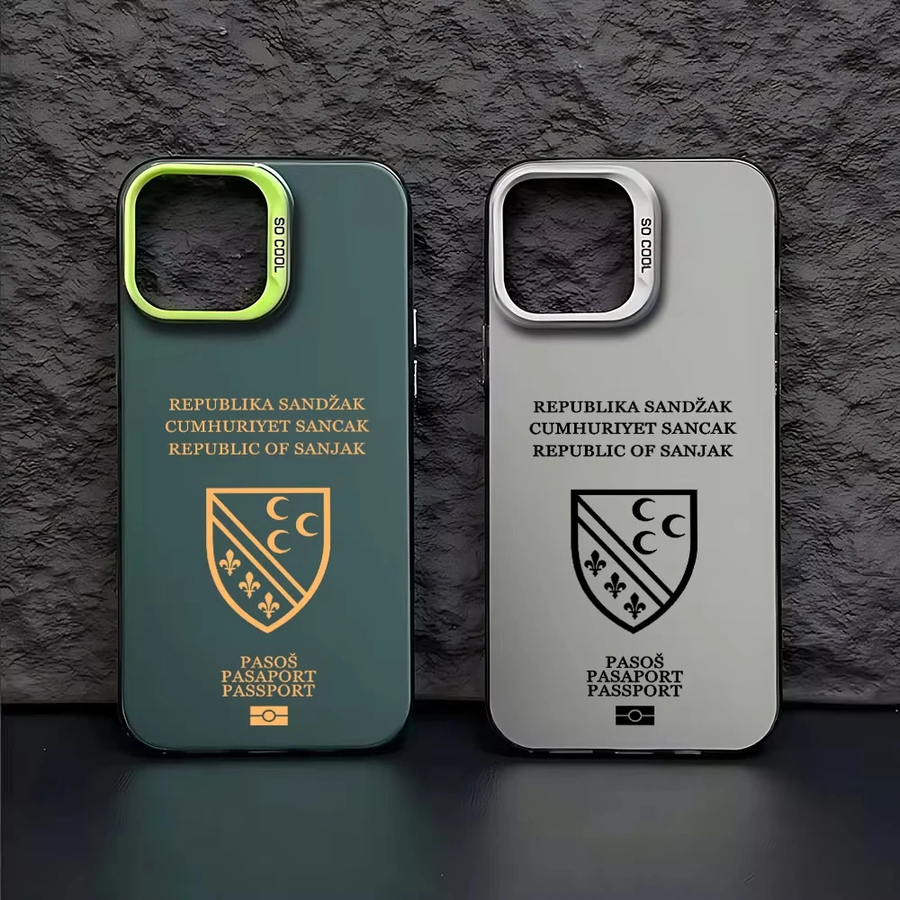 Фото Чехол для телефона REPUBLIC OF Sandzak Passport для Samsung Galaxy A14 A15 5G S21 S22 S23 S24 5G FE Plus Ultra A25 A35 A52 A53 A54 A555G №3