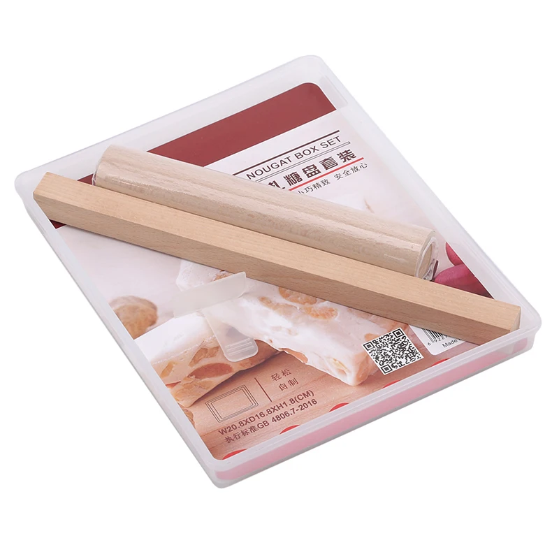 

DIY Handmade Nougat Mold Tools Non-stick Mat Nougat Chocolate Candy Mold Kits Baking Pastry Tools Dessert Mold