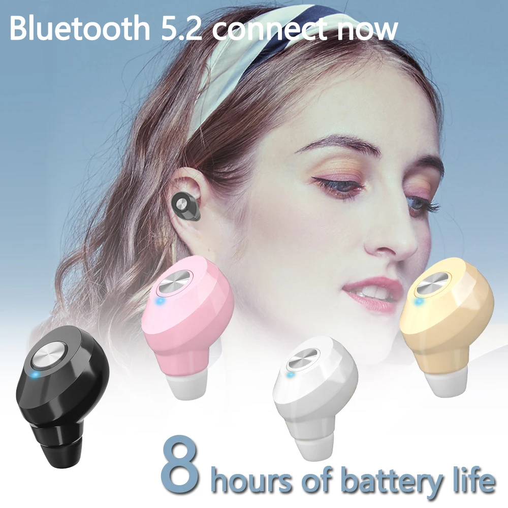 

L20 Wireless Headphones In-Ear Noise-Canceling Multi-Function Stereo Bluetooth 5.2 Running Headphones Single Ear Headphones