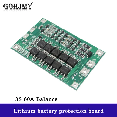 Плата защиты аккумулятора GOHJMY 3S 60A