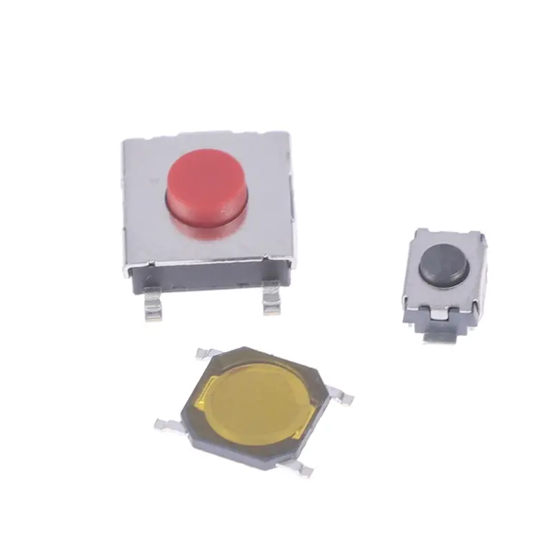 250pcs 10 Types Switch Assorted Micro Push Button Tact Switches Reset Leaf Switch Metal DIY kit Black