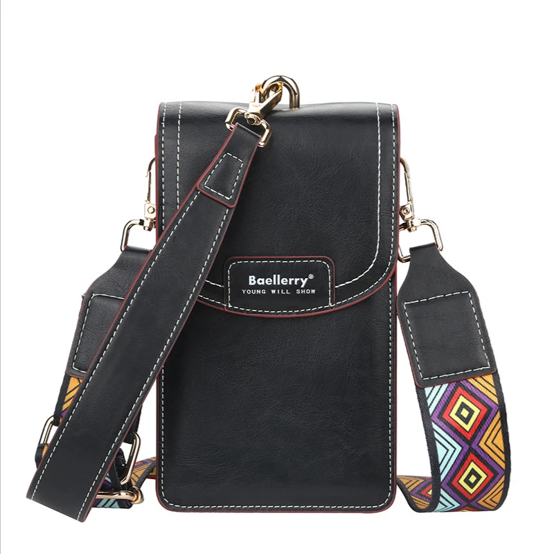 

Long Wallets For Women Mobile Phone Bag Women's Bag Fashion Credit Card Holder Zipper Coin Purses Shoulder Messenger Bag Handbag
