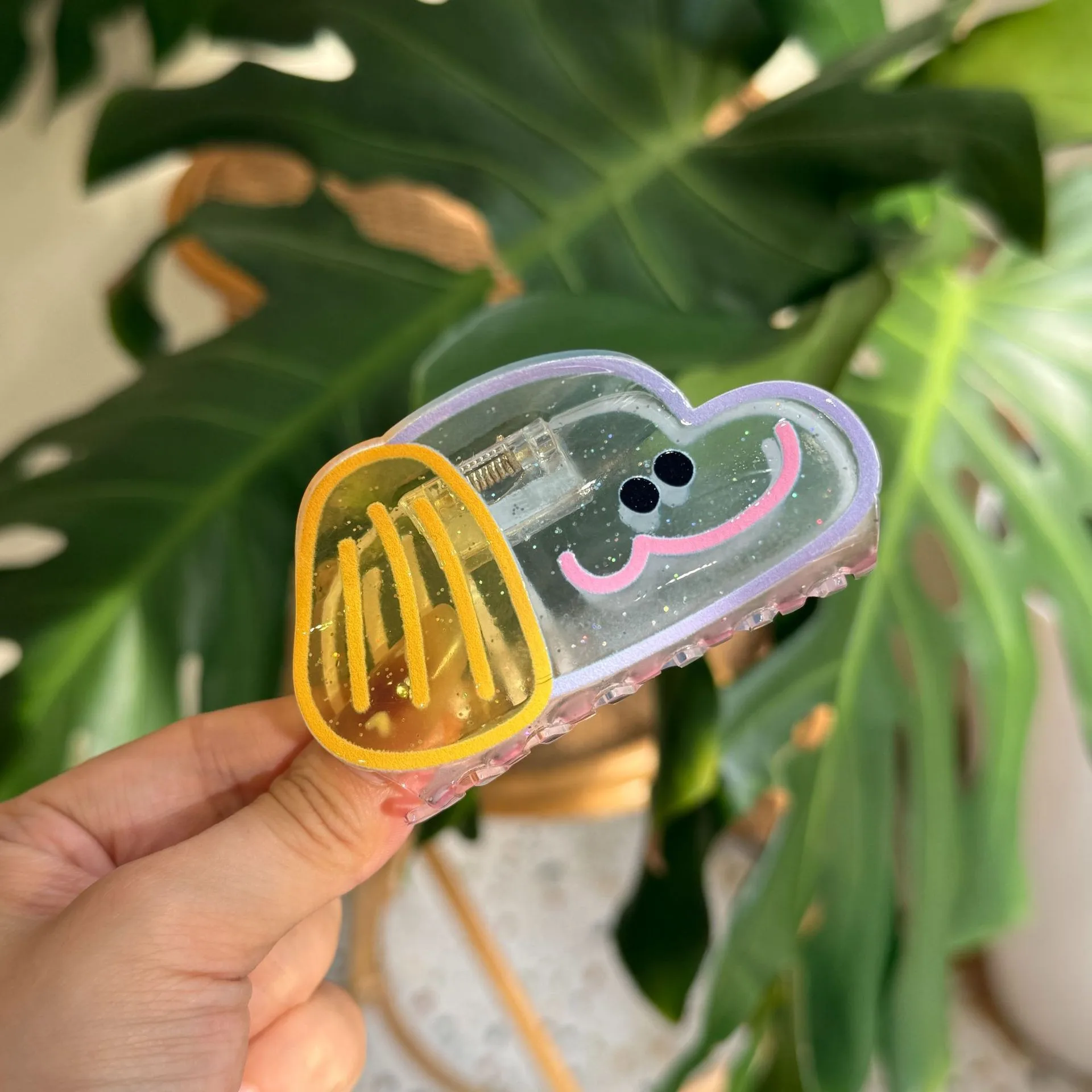 Новые милые и заколки для волос собак акриловый материал мультяшный прозрачный