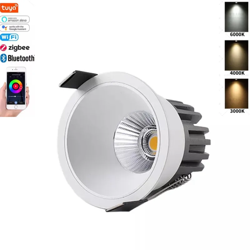 

Умная светодиодная потолочная лампа IWP Zigbee 7 Вт 24°