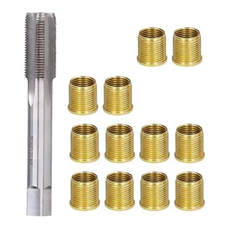 

High Speed Steel Tap Spark Plug Tools With M14X1.25 Inserts And M16X1.25 Tap Kit